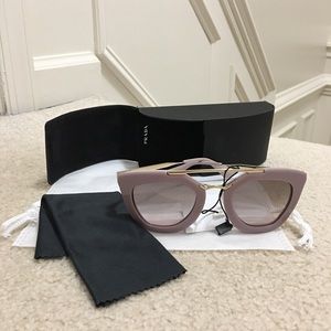 Authentic Prada Resin Gradient Lens Sunglasses